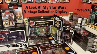 E245 A Look At My Star Wars Vintage Collection Display - YouTube