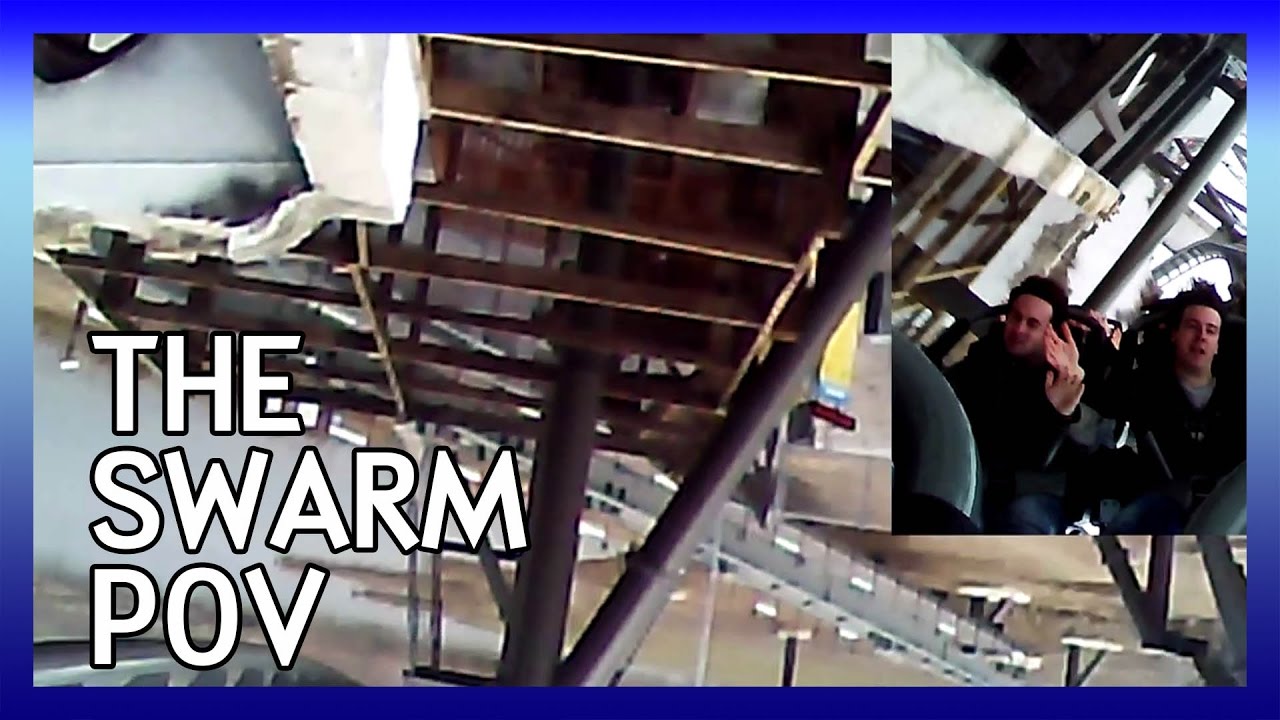 The Swarm Front and Backwards Facing POV, Thorpe Park - YouTube