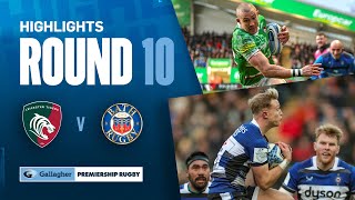 Leicester v Bath - HIGHLIGHTS | Closing 2023 With A Bang! | Gallagher Premiership 2023/24