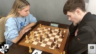 O. Komissarova (1845) vs D. Hatsaev (1807). Chess Fight Night. CFN. Blitz