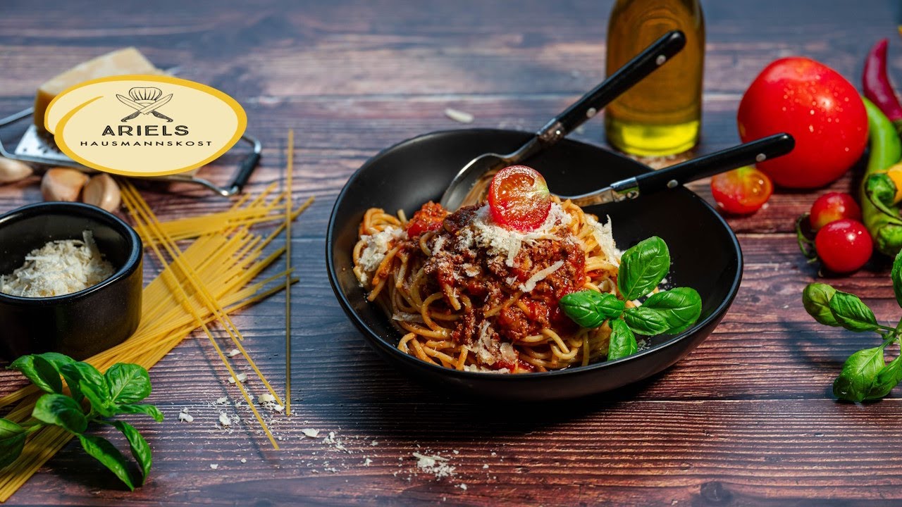 Spaghetti Bolognese, Bolo, Hausmannskost,