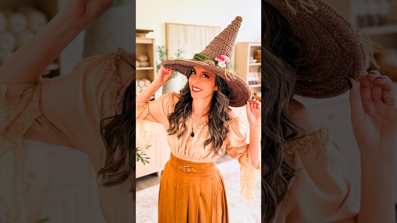 Crochet Witch Hat Pattern FREE on the Blog Today 🧙‍♀️ All 8 Sizes!