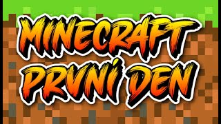 Minecraft První Den #19  Dvojitý pozemek.  CZ/SK