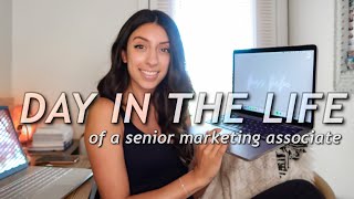 Day in the life of a senior marketing associate | wfh edition