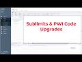 Xactimate L3 Sub Limits Code Upgrade PWI