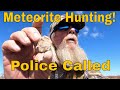 Franconia Arizona Meteorite Hunting, Railroad Cops Showed Up