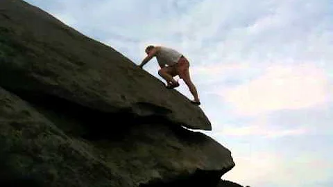 Steve & Jay Bouldering - Stanage