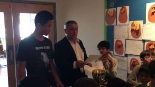 Dimitry wins third place at Princeton charter school chess tournament