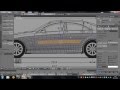 Car modeling in Blender (моделирование автомобиля)  Timelapse