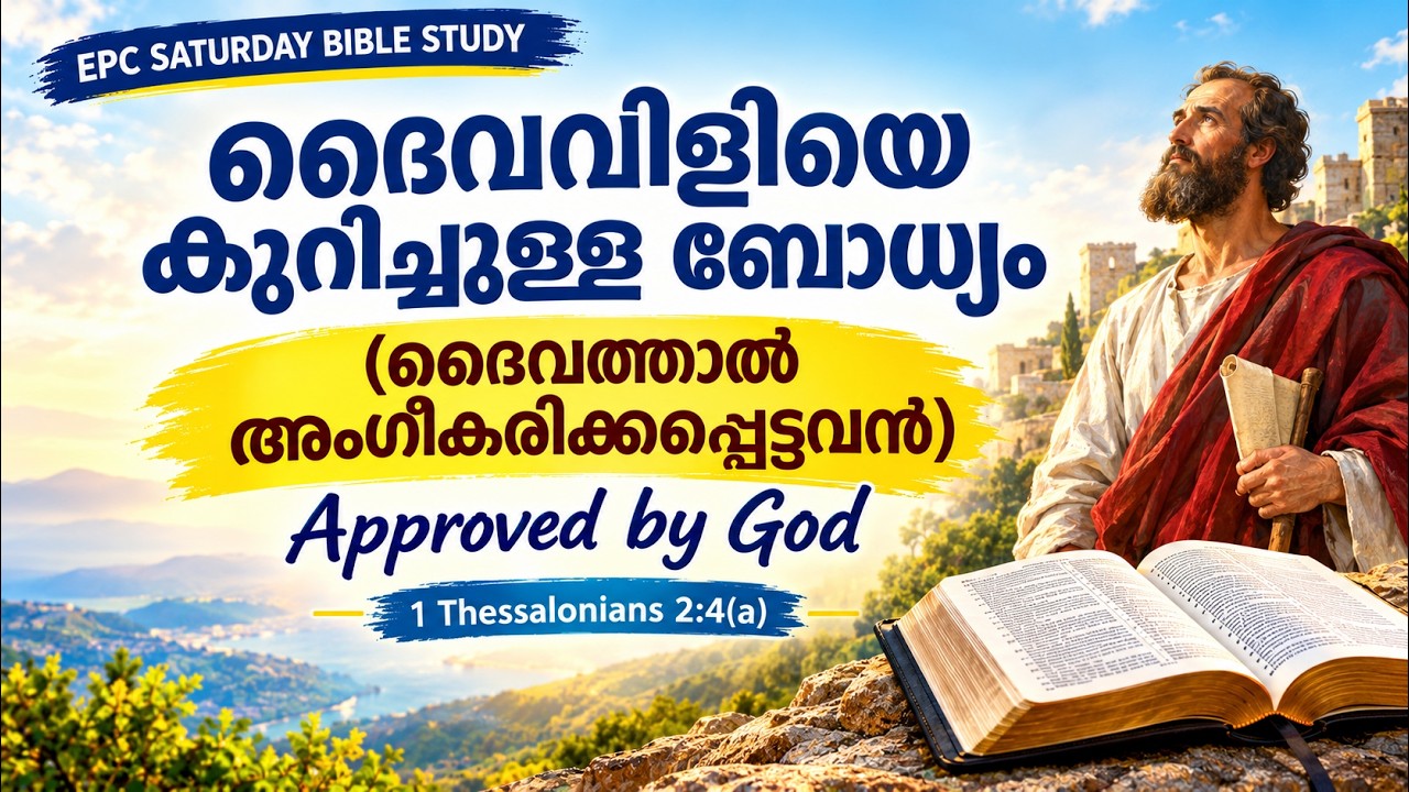 Approved by God- EPC Houston 1st Thessalonians Bible Study || Pr. Varghese George ||10/17/26