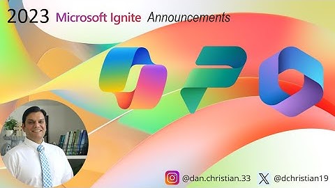 Microsoft Ignite 2023 Announcements for Copilot, Power Platform and some Microsoft 365 Services