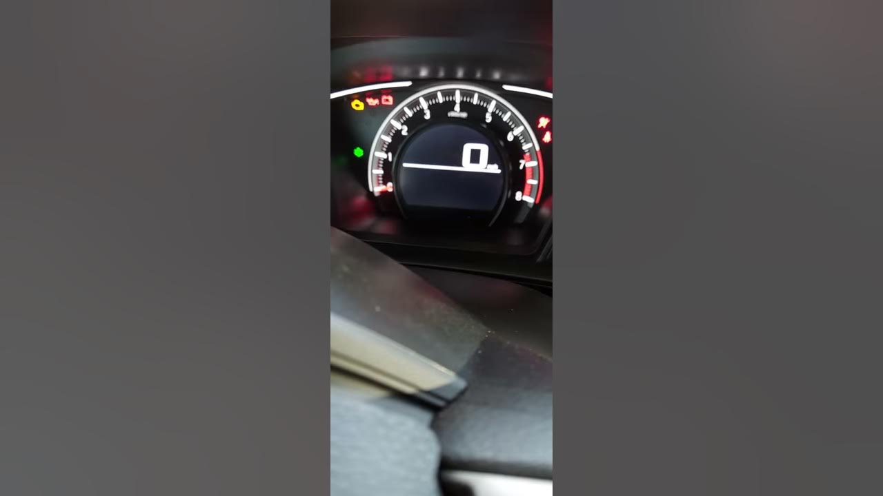honda civic 2018 cold start (-13c) - YouTube