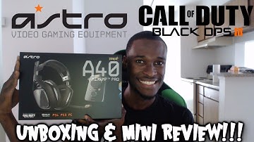 Astro A40 TR Call of Duty Black Ops 3 Headset Unboxing & Mini Review