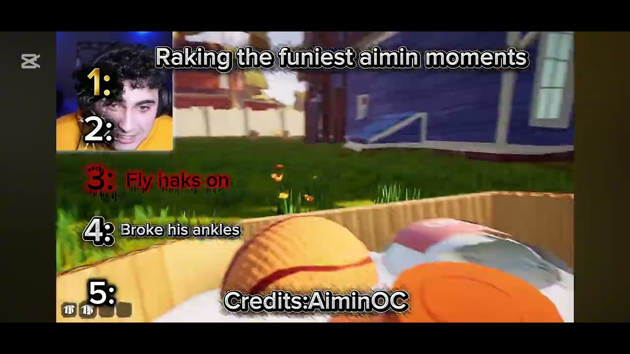 Raking the funiest hello neighbor aimin moments - YouTube