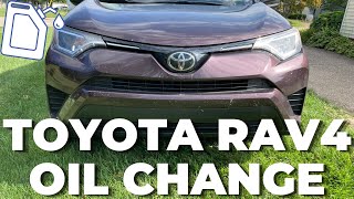 How To Change Oil 20122018 Toyota Rav4 | Easy DIY Oil Change