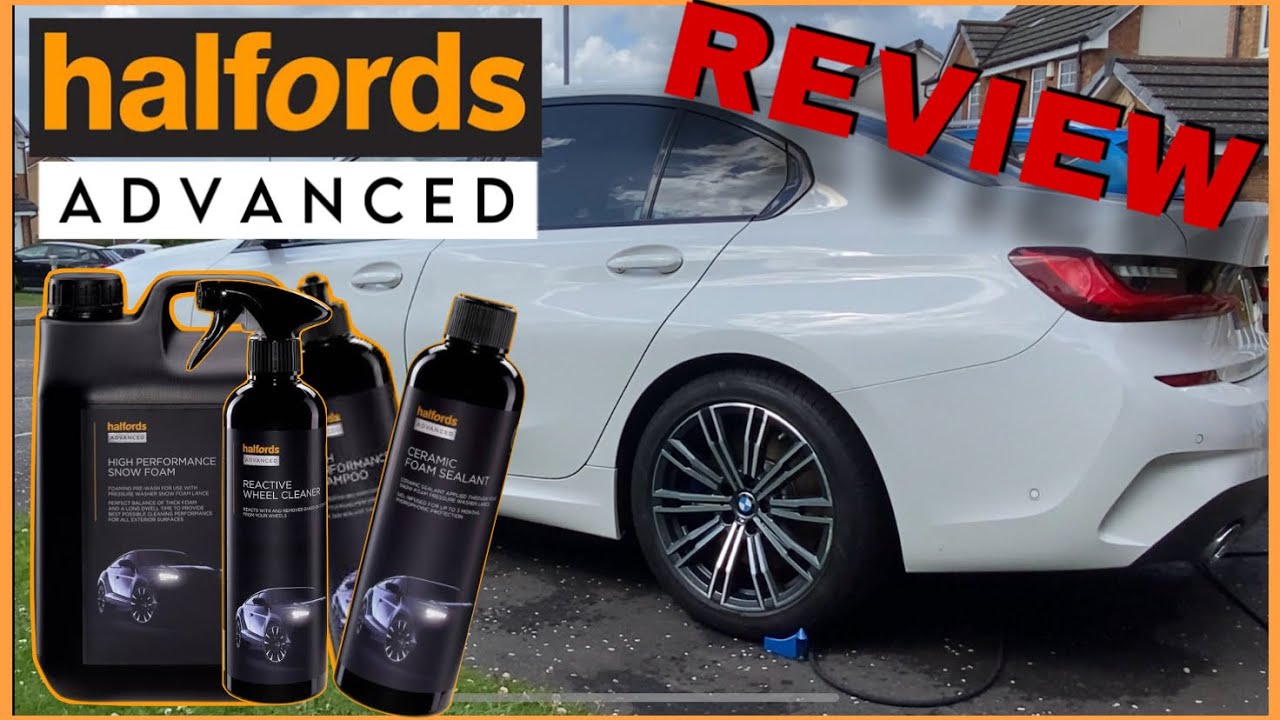 New - Halfords Advanced Snow Foam & Shampoo Review 