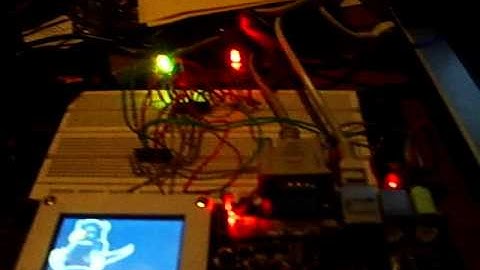 RGB LEDs blinking with mini2440 (+PCF8574, +ULN2003, Embedded Linux)