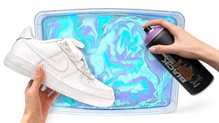 Personnalise Tes Nike AIR Force Avec la Technique de l’Hydro Dipping