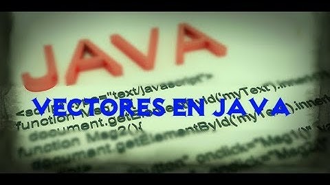 vectores en java