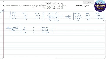 XIIM&DQ060 _ Using properties of determinants, prove that  |(b^2 c^2&bc&b+c  c^2 a^2&ca&c+a