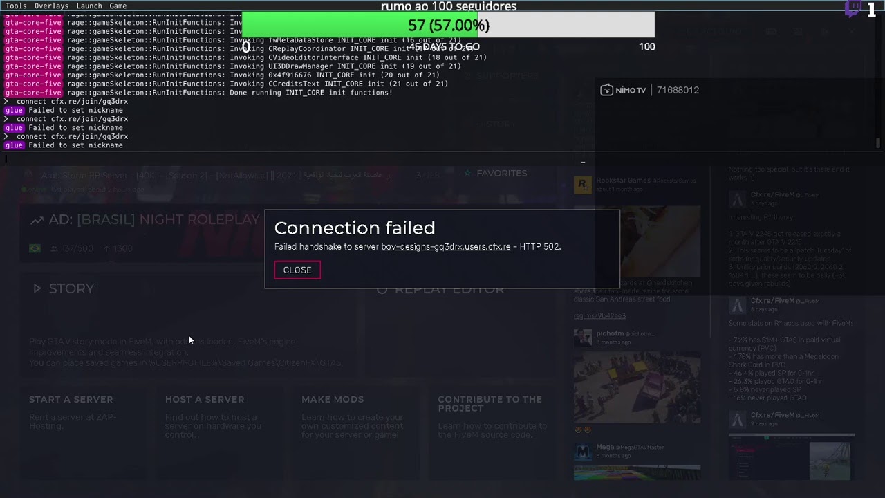 GTA V conversando no chat