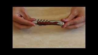 Chateau Laguiole Corkscrew - Rosewood Video | Wineware