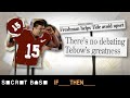 Tim Tebow’s college choice altered 4 national titles & gave Alabama a dynasty | If Then