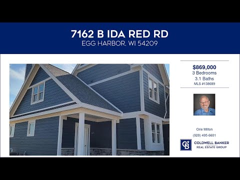 7162 B Ida Red Rd, Egg Harbor, WI home video tour