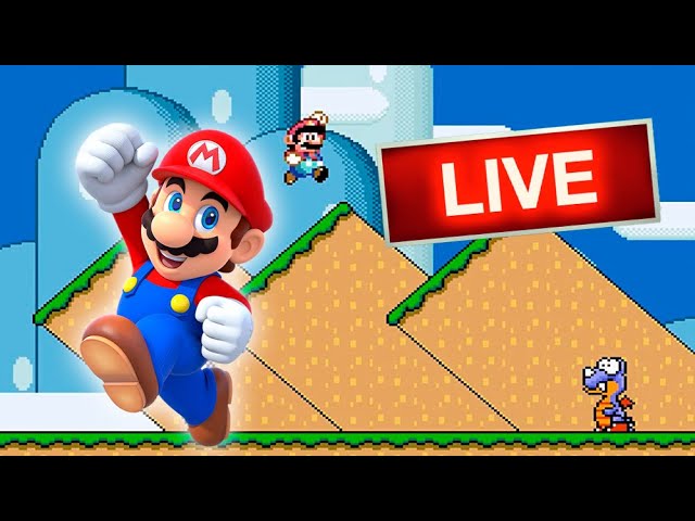 Super Mario World AO VIVO - Jogos antigos 