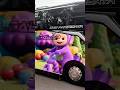 The Wheels On The Bus - Mode Bus Transparan  Part 74 #shorts