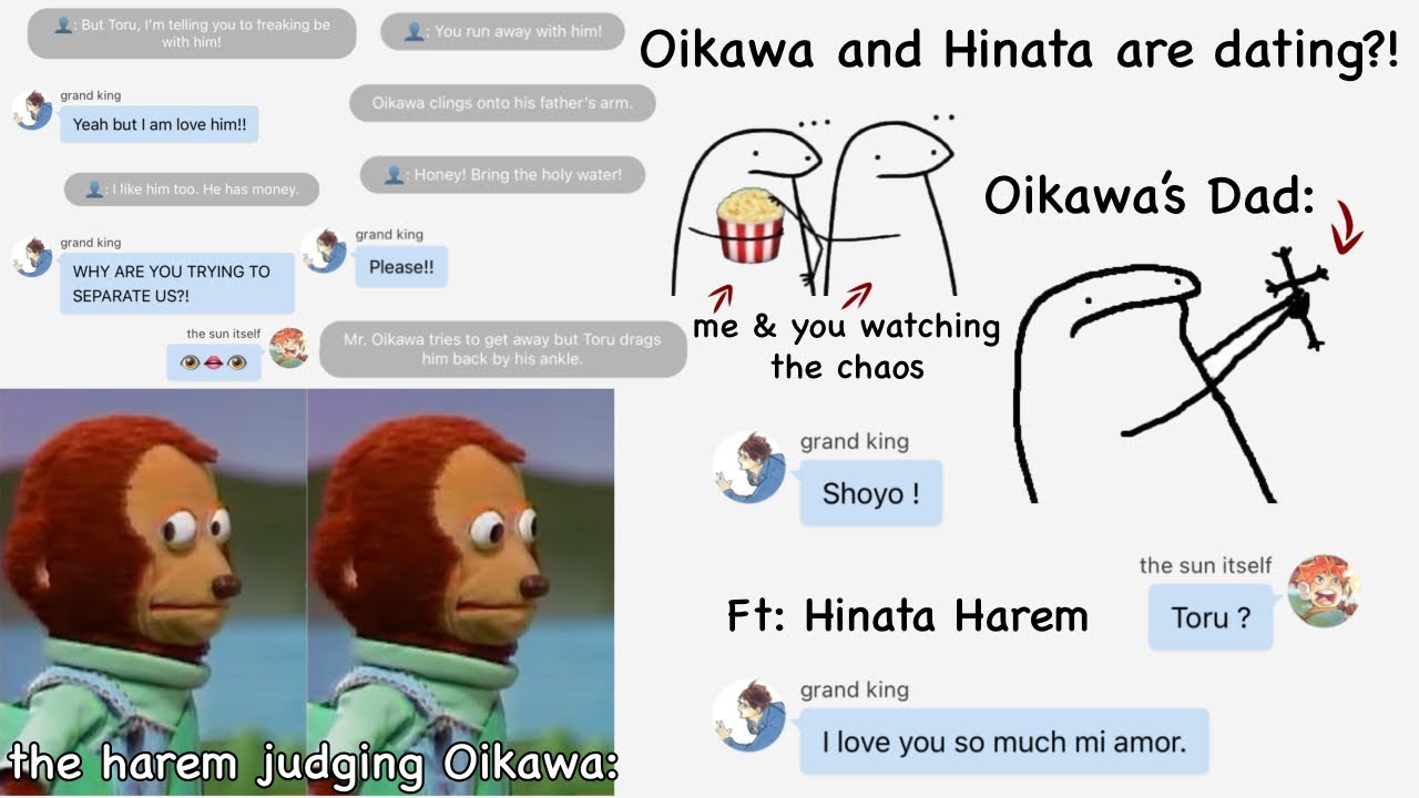 Spanish Soap Opera - Lele Pons skit | Ft: Hinata Harem | Haikyuu Texts