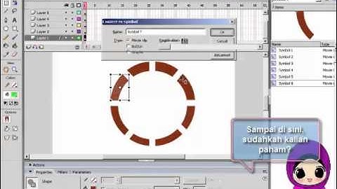 Tutorial membuat animasi loading dengan macromedia flash