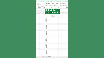 Excel Tip: Turn NEGATIVES into POSITIVES in Seconds!