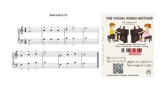 🎹 Exercise 6.12 – Half Notes Practice (Page 60)