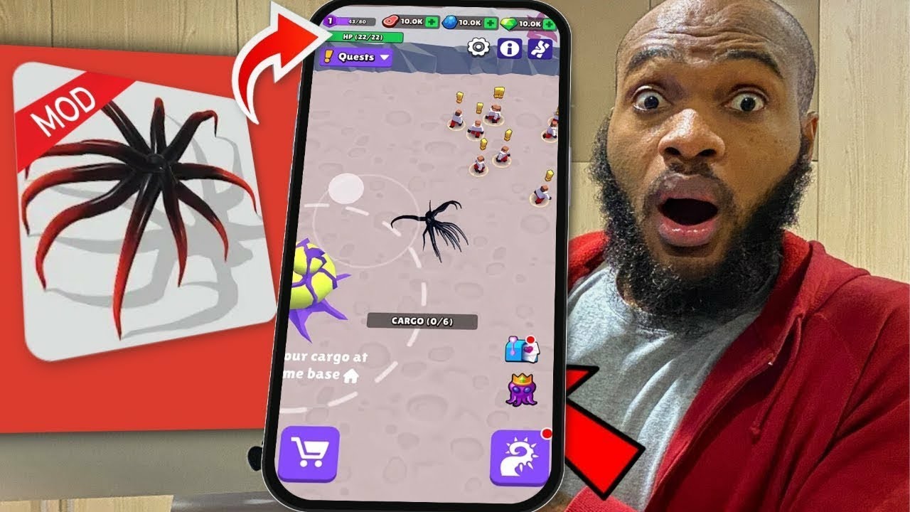 Alien Invasion Hack RPG Idle Space - Free Crystals, Gems and Meat iOS & Android - (Mod Apk)