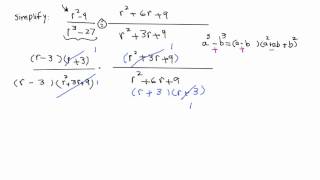 Another Solution to Problem 5 THT3 Intermediate Algebra - Simplify Rational Expression