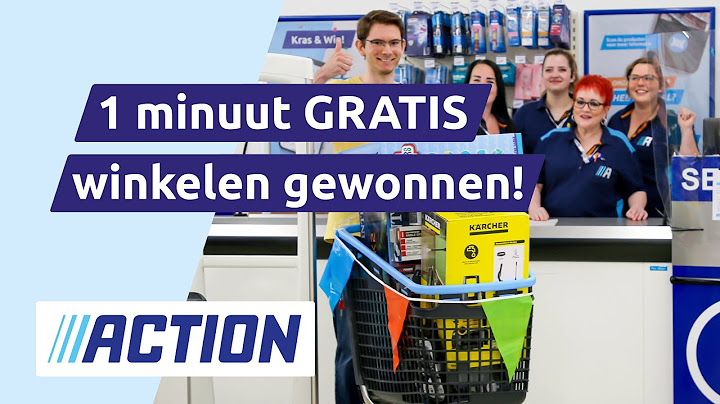 Mike mag 1 minuut GRATIS winkelen bij Action! 😱🎉