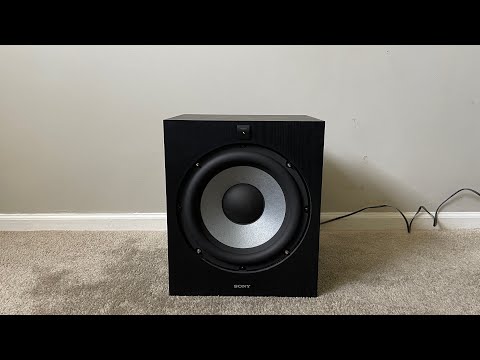 Sony SA-W3000 Home Theater Powered Active Subwoofer - YouTube