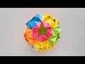 Kusudama ball of paper star origami kusudama by masikbon