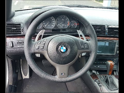BMW E46 LONG SMG PADDLES - YouTube
