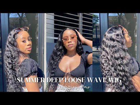 THE PERFECT SUMMER LOOSE DEEP WAVE WIG | Wiggins Hair