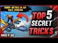 TOP 5 SECRET TIPS AND TRICKS IN FREE FIRE (PART-15)