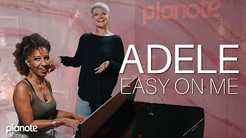 Learn to play "Easy On Me" by Adele:  Piano Lesson with Chord Chart 🎹❤️