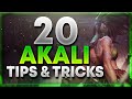 20 Akali Tips & Tricks 🧐 - (S12 Akali Guide)