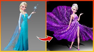 Frozen: Elsa Frozen Transformation  Elsa Frozen Disney Glow Up