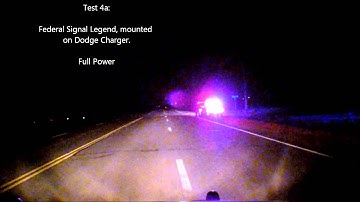 Police Lightbar Comparison