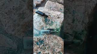 Breaking Glass Bottle & Crushing Crunchy Soft Things (43/9999) | ASMR #asmr #satisfyingvideo screenshot 4