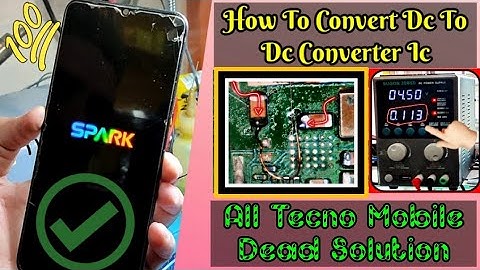 How to convert Dc to Dc ic |  All Tecno Mobile Dead Solution
