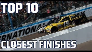 NASCAR Countdown: Top 10 closest finishes in NASCAR history