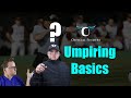 The basics of umpiring  umpire training